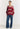 VIKTORIA & WOODS RIVAL POLO KNIT - SCARLET STRIPE - Maple Boutique