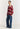 VIKTORIA & WOODS RIVAL POLO KNIT - SCARLET STRIPE - Maple Boutique
