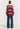 VIKTORIA & WOODS RIVAL POLO KNIT - SCARLET STRIPE - Maple Boutique
