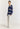 VIKTORIA & WOODS RIVAL POLO KNIT - FADED INK STRIPE - Maple Boutique