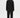 CAMILLA AND MARC SORRELL DENIM FLEECE PULLOVER TOP - BLACK