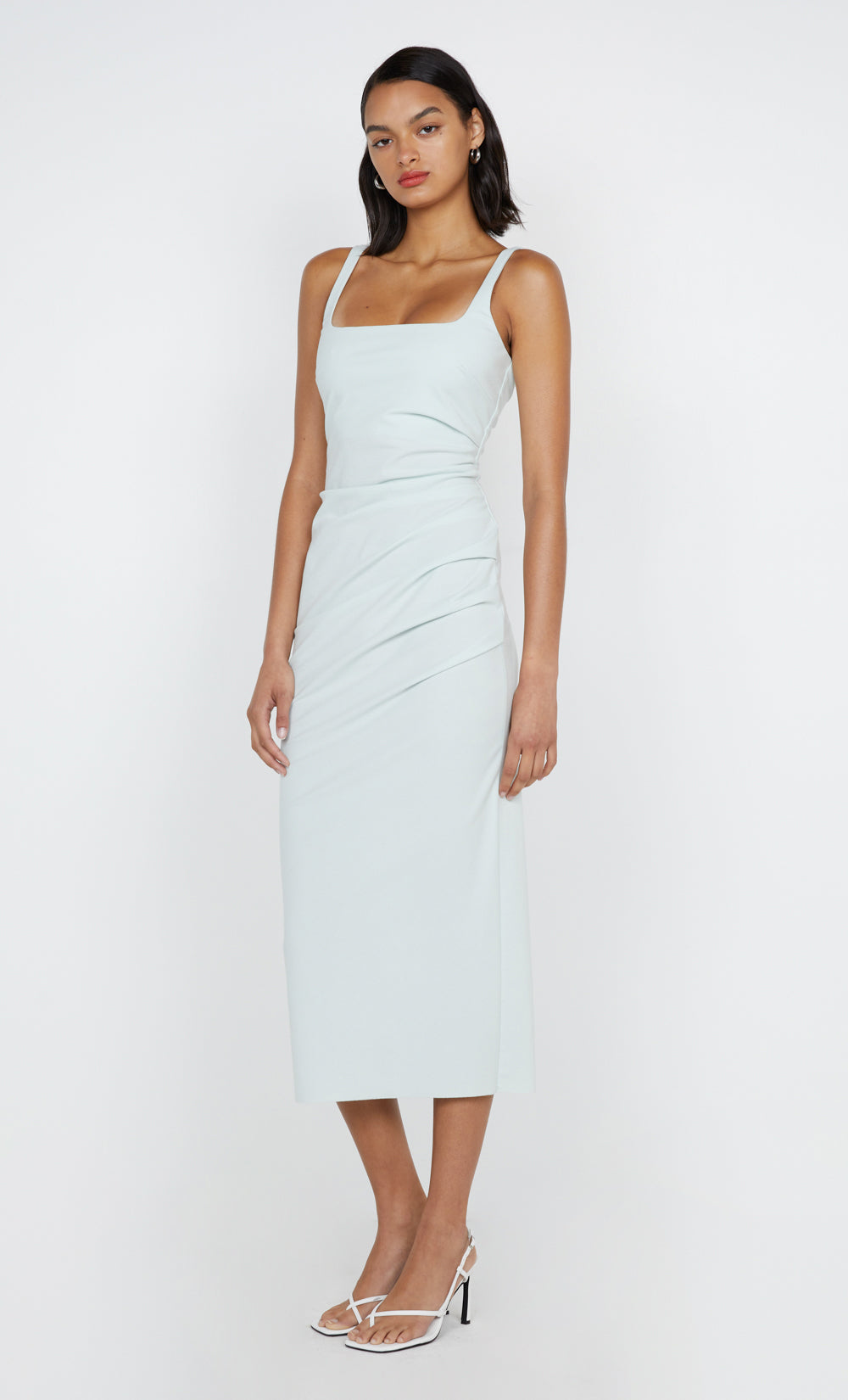 aveline tuck midi dress BEC + BRIDGE White Aveline Tuck Midi Dress BEC + BRIDGE